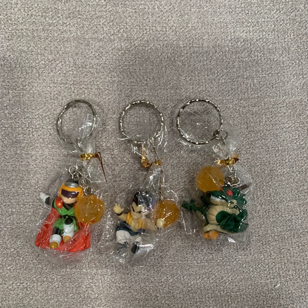Set of 3 Gohan, Shenron, and Gotenk Keychain
